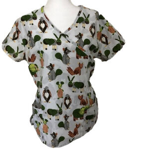 Scrubs Wear For Care Woods Creatures, like new